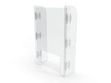 Counter Shield/ Sneeze Guard- Countertop: 24" x 36" x 12" deep