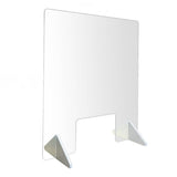 Counter Shield/ Sneeze Guard- Countertop: 23" wide x 32" high