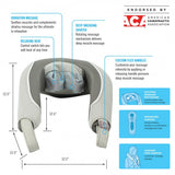 Neck Massager: Shiatsu and Vibration